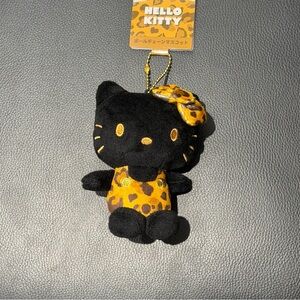 Sanrio Leopard printed Hello Kitty Plush/Keychain